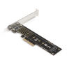 Переходник EXEGATE EXE-570 (M.2 M key -> PCI-E x4 v3,0 для установки SSD 2230/2242/2260/2280/22110 M.2 M key в слот PCI-E x4) EX300629RUS