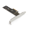 Переходник EXEGATE EXE-570 (M.2 M key -> PCI-E x4 v3,0 для установки SSD 2230/2242/2260/2280/22110 M.2 M key в слот PCI-E x4) EX300629RUS