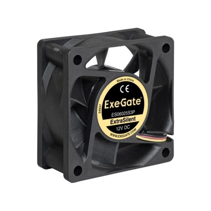 Вентилятор EXEGATE EXTRASILENT ES06025S3P EX283370RUS
